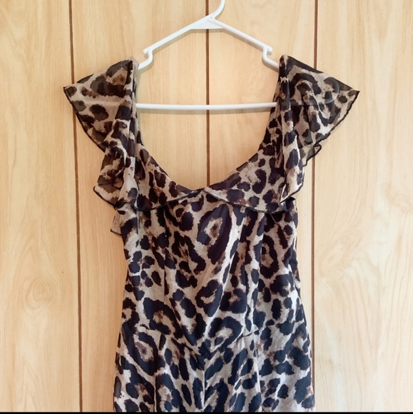 Pretty Little Thing Bardot Slip Leg Jumpsuit - Picture 4 of 5